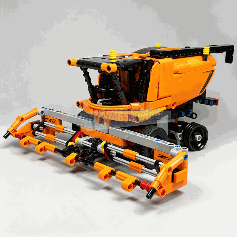 Agriculture Farming Education - 512 Pezzi MOC Mietitrebbia, Modello di