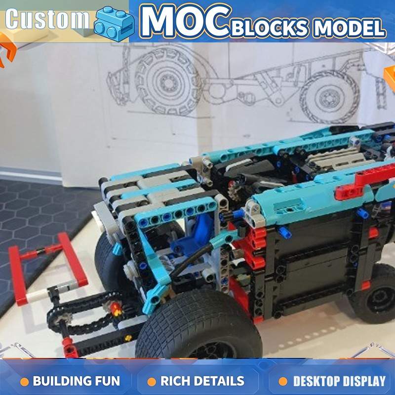 556 Pezzi MOC Mietitrebbia Agr - Agriculture Farming Education recensione e prezzo