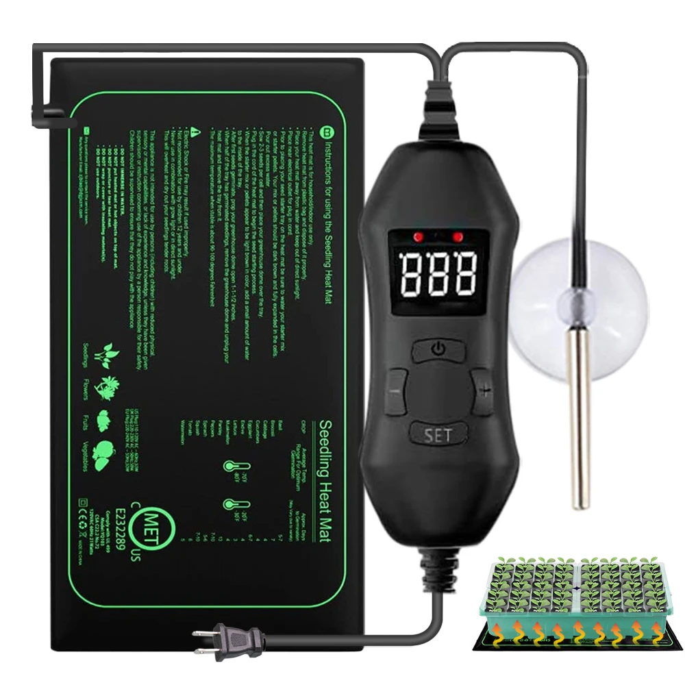 50W EU-US/UK/AU Termostato Reg - Seedling Heat Mat recensione e prezzo
